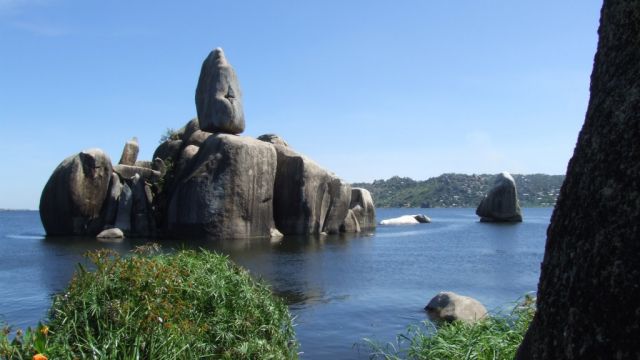  Bismarck rock Mwanza, view from the shore near Kamanga ferry harbour [2]