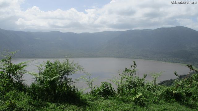  Empakaai crater of Ngorongoro conservation area, view from a point on its eastern rim