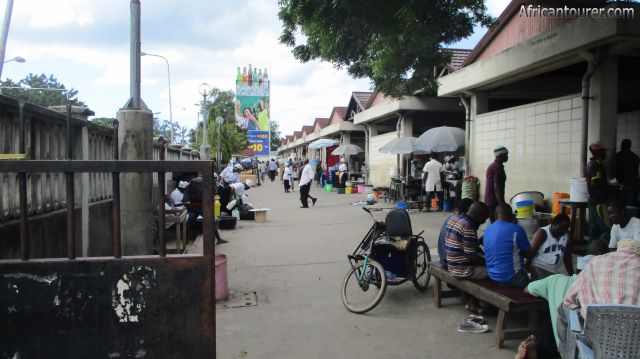  Kivukoni fish market, a view from the southern entrance gate.