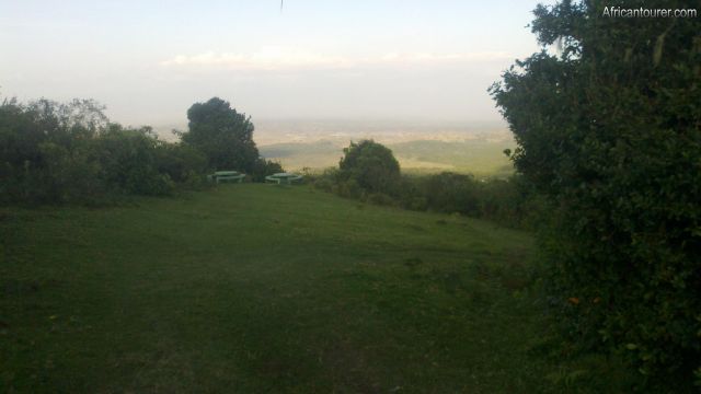  Kilimanjaro view point of Arusha national park, view from the entrance point (behind viewer) on the western end of the picnic site