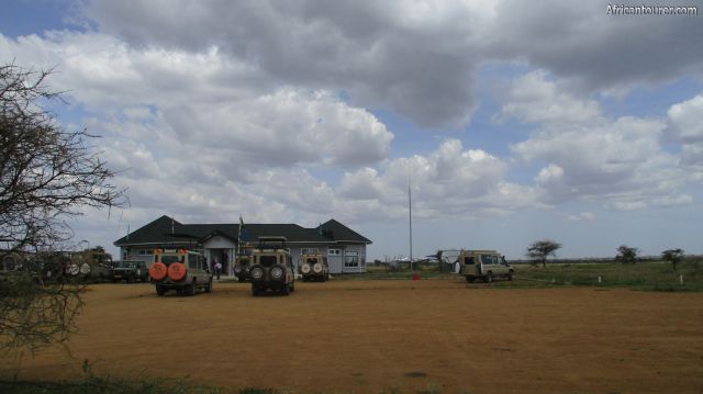  Seronera airstrip of Serengeti national park, as seen from the parking area